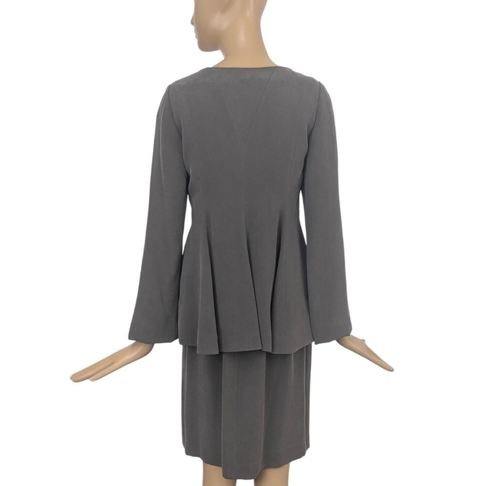 Vintage Chloe Spring 1994 Karl Lagerfeld-era Runway Silk Dress and Jacket Set 38 - Picture 6 of 13